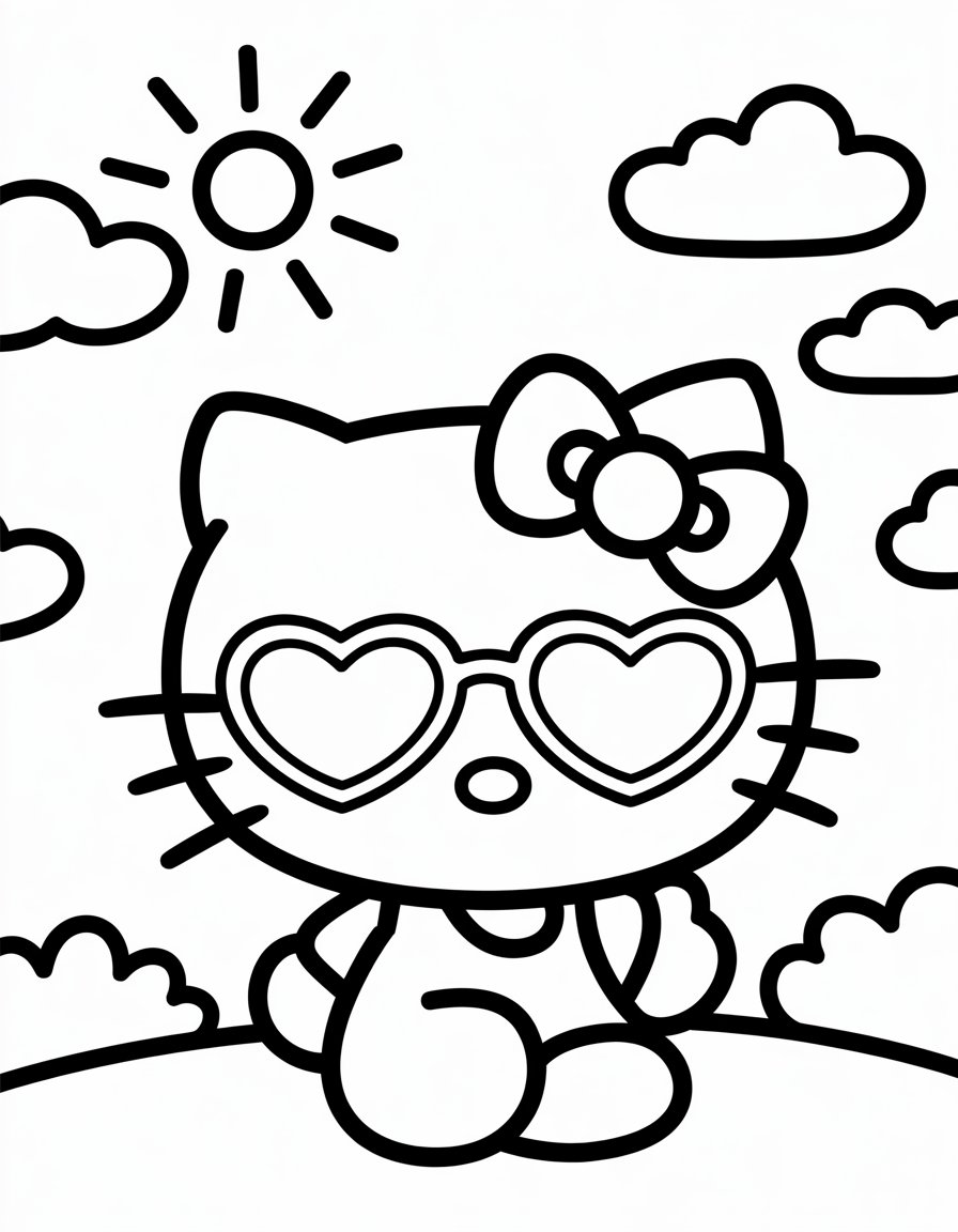 Hello Kitty with Sunglasses